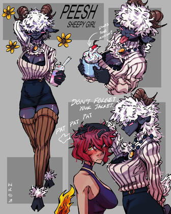 Spread Page, Cell-Shaded, 2 Characters